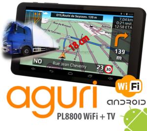 AGURI PL8800, GPS wifi poids lourd 7 pouces - Invocam