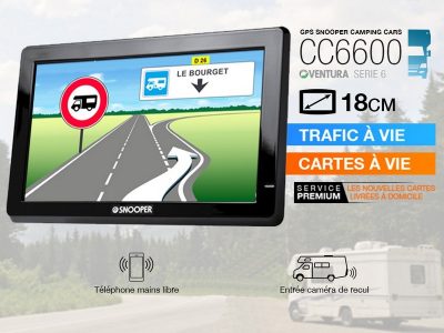 AGURI GPS Camping-Car Wi-Fi Android CC8800 - Invocam