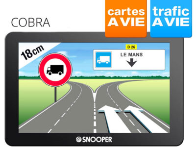 gps poids lourds camion Snooper modele CC6100 Cobra chez Invocam